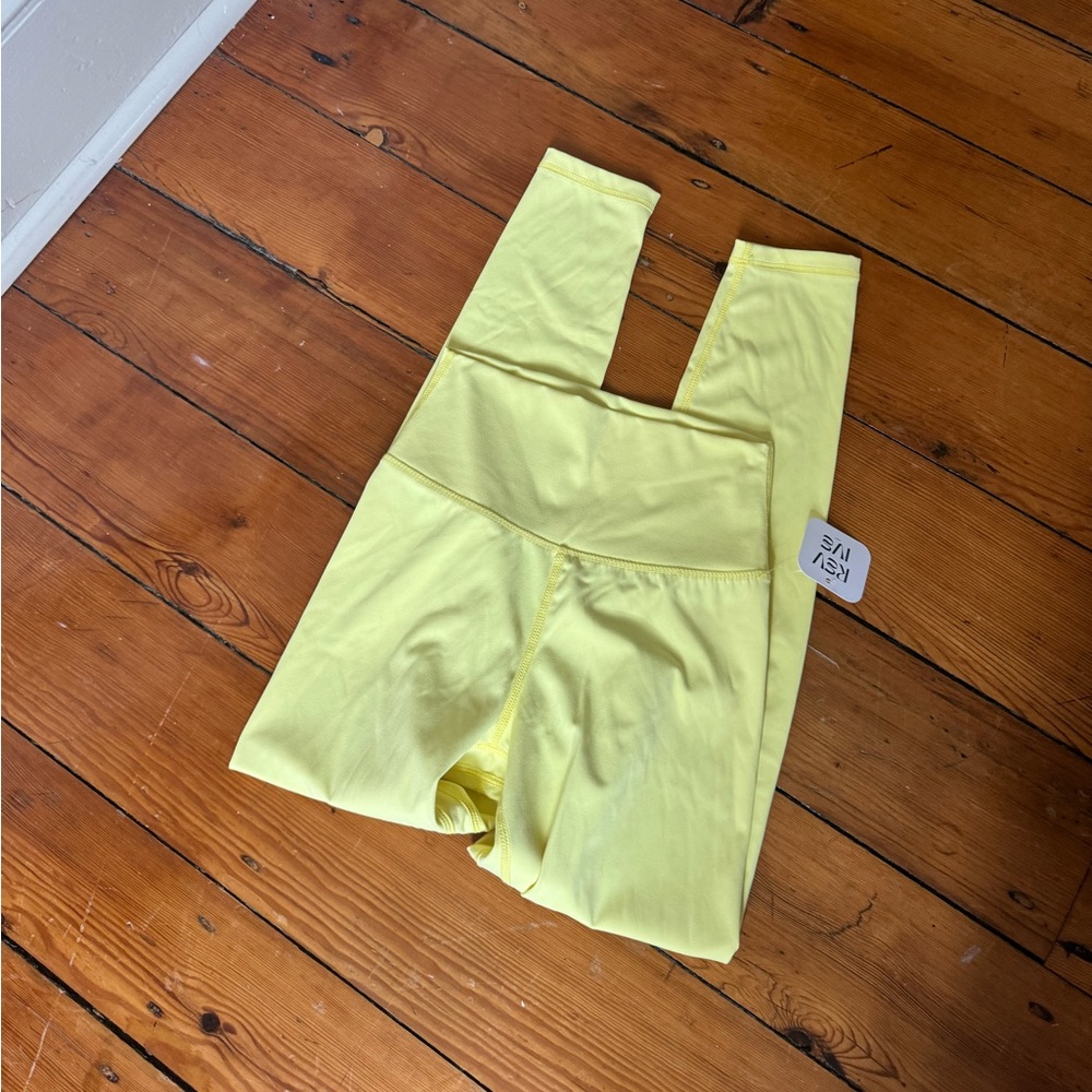 NVGTN Bright Yellow Workout Leggings